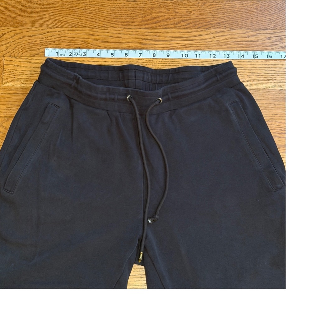 Alphalete Mens Joggers Black Tapered Athletic Sweatpants Large - Picture 3 of 11